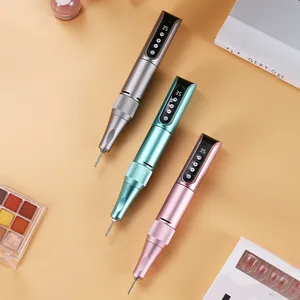 35000RPM Wireless Stainless Steel Nail <b>Drill</b> Pen USB Rechargeable Dual-End Nail File Polishing Salon Tool Portable Manicure - Product Image 3