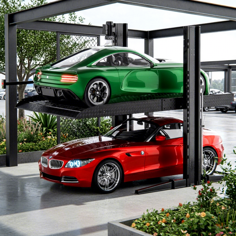 Double Wide Triple Stacker Parking Lift
