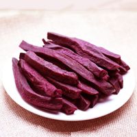 Chips de patate douce violettes croustillantes et saines, certifiées HALAL, Casher, BRC, prêtes à consommer, en boîte, vente en gros usine