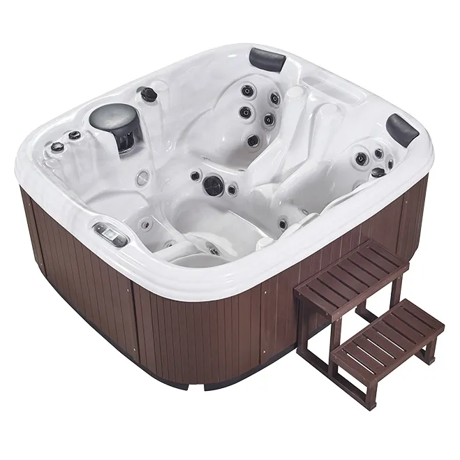 PIKES JY8806 Control Massage Jets Whirlpool Outdoor Spa Hot Tub With Jacuzzier Function Aromatherapy Spa