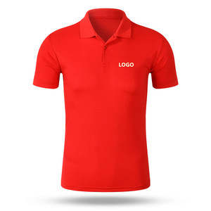 Camiseta de punto sólido transpirable de 210 g, 100 % algodón piqué, bordada, con botones, manga corta, largo regular, unisex, para hombre, con logotipo frontal bordado. - Product Image 2