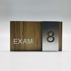 YIYAO-Placa de acrílico personalizable para apartamento, señal de placa de puerta con nombre braille para oficina y casa, para negocios - Product Image 5