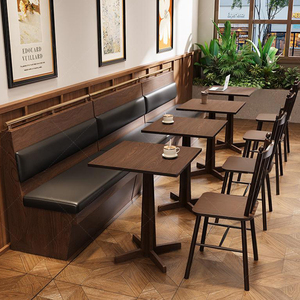 XZY High-end All-Solid Wood Rectangular <strong>Dining</strong> <strong>Table</strong> Chair Set For High-end Restaurant Home Apartment <strong>Dining</strong> Room Furniture - Product Image 5