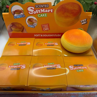 Jouet Squishy Géant en Forme de Gâteau, Pain ou Pâton Parfumé, Doux, à Remontée Lente, Extensible, Anti-Stress, Jouet Alimentaire, Cadeau pour Enfants et Adultes, Vente en Gros