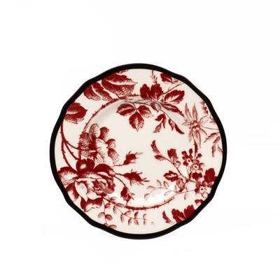 Red 17cm plate