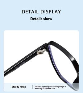 Nuevo producto, venta al por mayor de <span class=keywords><strong>gafas</strong></span> ópticas TR90, <span class=keywords><strong>gafas</strong></span> rectangulares para hombres y mujeres, <span class=keywords><strong>gafas</strong></span> de marca de lujo, monturas de <span class=keywords><strong>gafas</strong></span> - Product Image 3