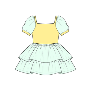 Vestido de Yoga para Niñas sin Mangas con Shorts Integrados, Detalle de Lazo, No Transparente, para Vacaciones en la Playa, MOQ Bajo, Color y Talla Personalizables - Product Image 5