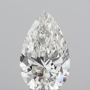 Moissanite Premium 3,01 carats, taille poire brillante, pierre blanche lâche avec un éclat exceptionnel pour des créations de bijoux fins et exquis - Product Image 1