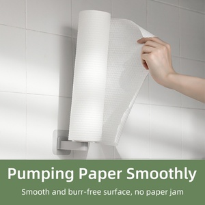 Hot Selling Tissue Dispenser Rack <b>Paper</b> Roll <b>Towel</b> Hanger <b>Holder</b> Wall Storage Rack Kitchen Bathroom Office - Product Image 4