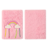 Carnet de notes personnalisé en tissu peluche mignon, vente en gros, 16*220mm, marque YICHEN, directement de l'usine, créatif, pour étudiants et enfants