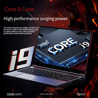 Nouvel ordinateur portable de jeu Intel Core I9-10885H GTX1650 4G Écran IPS 16 pouces Clavier RGB Ordinateurs portables de jeu Rétroéclairage RGB