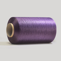 Fil à broder, à tricoter, à coudre et à tisser en polyester 100% recyclé, haute résistance, respectueux de l'environnement, avec masterbatch de couleur.