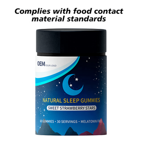 Emballage personnalisé de gommes naturelles pour le sommeil, fabrication OEM, plusieurs designs d'étiquettes, options bouteille + boîte et MOQ flexible pour les clients de marque - Product Image 3