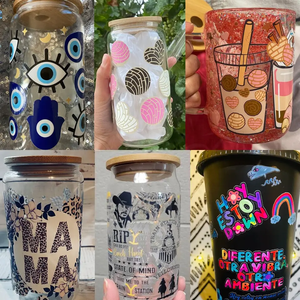 Transferencia UV DTF Personalizada a Prueba de Agua para Envolturas de Vasos y Embalaje, Transferencia UV DTF para Envoltura de Vasos, Impresiones UV DTF para Vasos Transparentes de 16oz y Múltiples Tamaños - Product Image 4