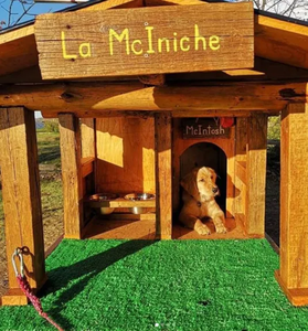 OEM personalizado de gran tamaño de lujo extraíble de madera aislada casa del perro Venta caliente directo de fábrica muebles para mascotas para uso al aire libre - Product Image 4
