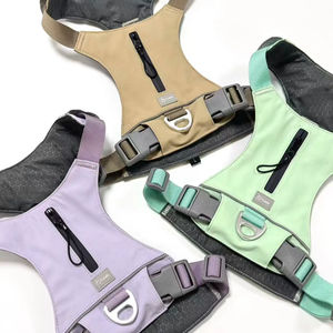 Arnés Reversible para Perro, Ajustable, de Lujo, con Estampado Personalizado, Correa y Collar, Conjunto de Arnés de Lujo para Perro - Product Image 1