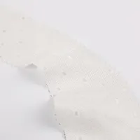 Commercio all'ingrosso Zhejiang Croce di Seta Griglia con il Bianco 114 centimetri 100% Tessuto Di Seta Jacquard