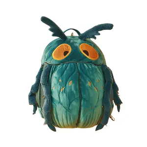 BSCI Factory Simulated Plush Insect Backpack Custom Stuffed Plush Animal Toys Beckpack Low MOQ