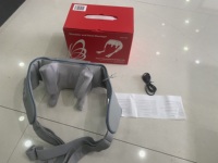 Masseur électrique sans fil pour le cou, masseur Shiatsu pour le cou et les épaules, masseur pour le cou, le dos et le corps avec fonction chauffante pour la voiture
