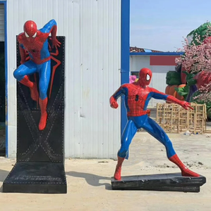 <span class=keywords><strong>Marvel</strong></span> personaggi supereroe a grandezza naturale Spiderman statua in fibra di vetro Iron uomo scultura per la <span class=keywords><strong>collezione</strong></span> - Product Image 3