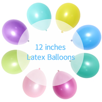 Kit de guirlande de ballons en latex arc-en-ciel de 12 pouces pour la décoration de fête de remise de diplôme, d'anniversaire, de fiançailles, kit d'arche de ballons perlés