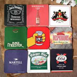 Sous-verres en papier absorbant de haute qualité pour boissons, avec impression de logo personnalisé, épaisseur 2 mm, pour anniversaires et mariages - Product Image 2