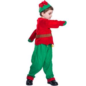 Nuevo Conjunto <span class=keywords><strong>de</strong></span> <span class=keywords><strong>Disfraces</strong></span> <span class=keywords><strong>de</strong></span> Duende Navideño para Niños, para Fiestas, Eventos y Fotografía - Product Image 4