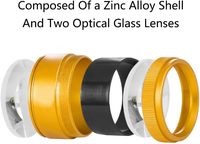 Loupe optique 30x 9K, loupe grossissante portable de poche pour bijoux