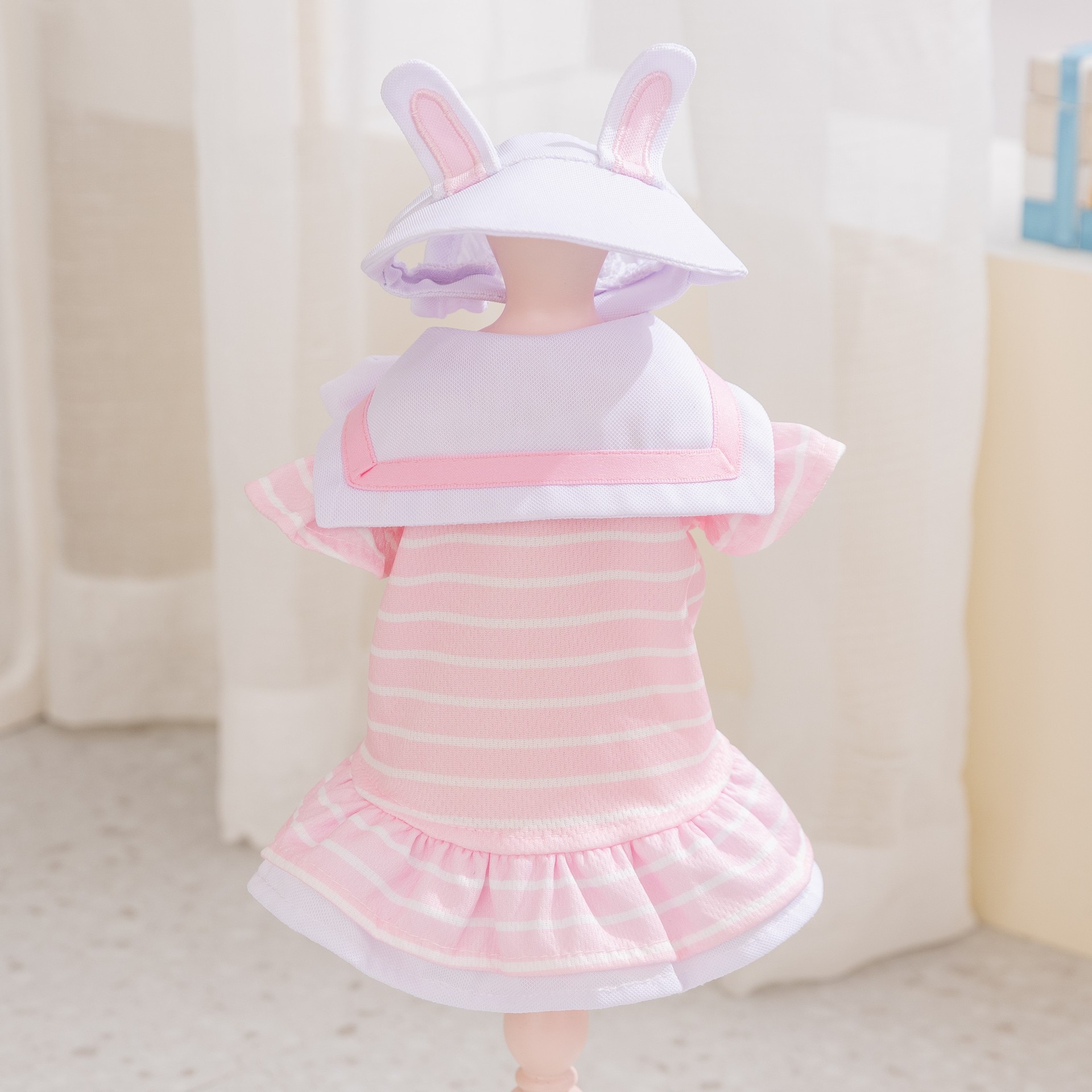 Gilet lapin rose