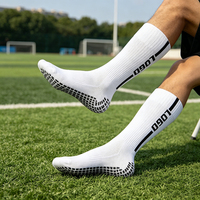 Chaussettes de football antidérapantes personnalisées de haute qualité avec logo, pour adultes et jeunes, mi-mollet, avec grip, design gratuit
