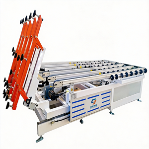 Máquina Laminadora de Vidrio <span class=keywords><strong>con</strong></span> 4 Mesas de Trabajo, Horno Automático de Vidrio Laminado <span class=keywords><strong>con</strong></span> PLC - Product Image 3