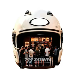 Xe tải thực phẩm di động ngoài trời Tùy Chỉnh hình mũ bảo hiểm phổ biến nhất, có thể bán hamburger, gà rán và khoai tây chiên - Product Image 1