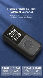 Mini Inflador de Neumáticos Portátil de 150 PSI, Compresor de Aire Inalámbrico Digital para Automóvil, Bomba de Aire con Presión Preestablecida de 10.3 Bar - Product Image 6