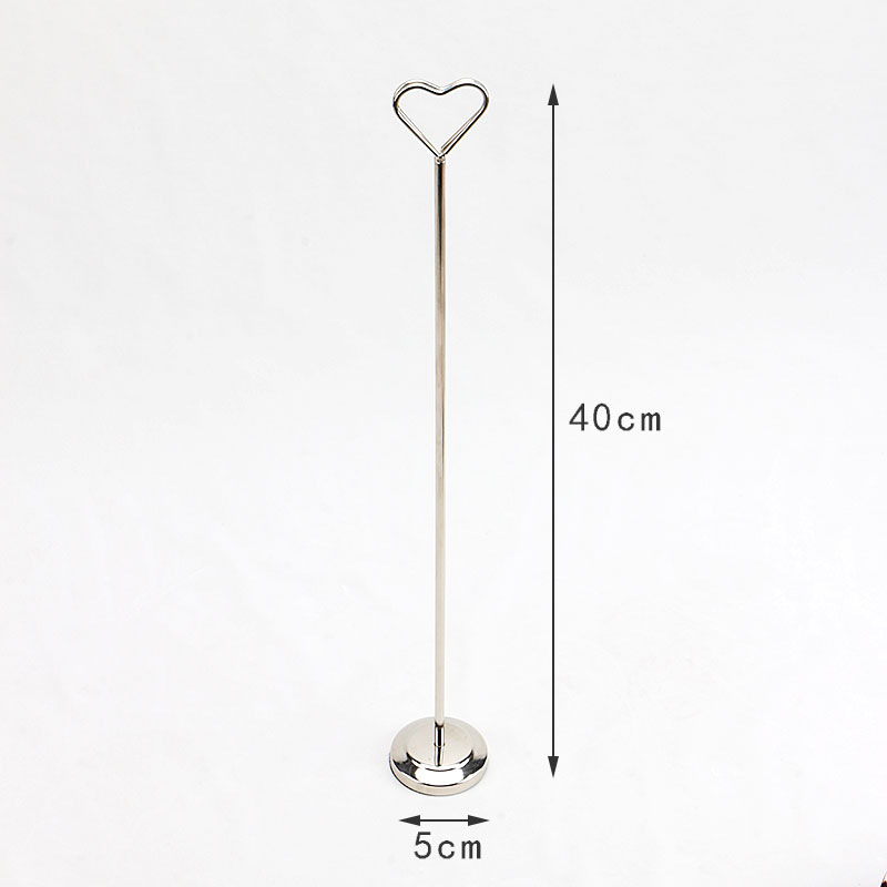 Design coeur argenté 16 pouces-40 cm