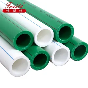 Ppr Pipes Size Factory PN12.5/16/20/25 Full Size Pure-plastic Ppr Pipe Plastic Ppr Tube