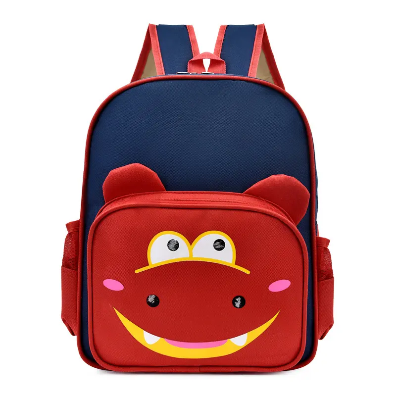 Hot popular kids school bag with lovely animal or student double shoulder school bag