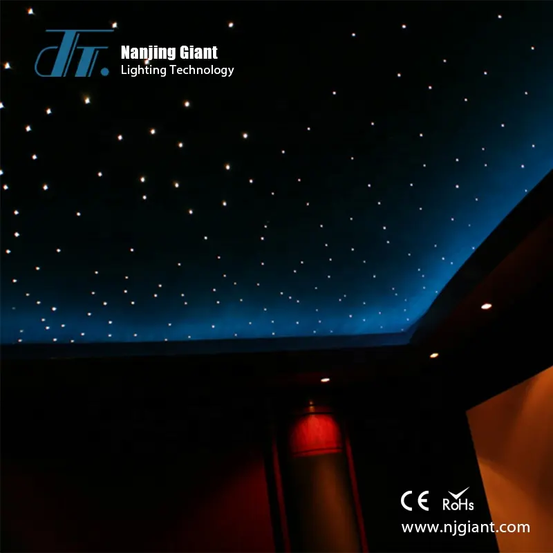 फाइबर ऑप्टिक स्टार छत पैनल के लिए घर ट्विंकल स्टार इनडोर सजावट प्रकाश का नेतृत्व किया
