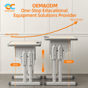 โต๊ะและเก้าอี้อเนกประสงค์พร้อมที่นั่งดีไซน์วางซ้อนกันได้โต๊ะโรงเรียนพร้อมเก้าอี้สำหรับส่งออก - Product Image 6