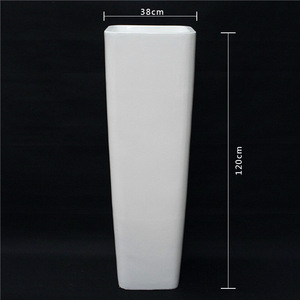 Macetas de Fibra de Vidrio para Exhibición en Recepción de Hoteles, Clubes y Comercios, Diseño Simple con Esquinas Redondeadas, Venta al por Mayor de Fábrica - Product Image 6