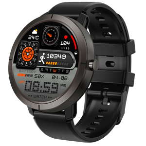 Multiples satellites GPS Position Sports Smart Watch DM76 Moniteur de fréquence cardiaque SpO2 Moniteur de stress 5ATM étanche Smartwatch personnalisé - Product Image 1