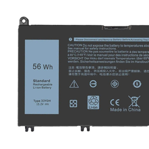 Batterie d'ordinateur portable 15.2V 56Wh 33YDH pour Latitude 3380 3480 <span class=keywords><strong>3580</strong></span> <span class=keywords><strong>Vostro</strong></span> 15 7570 7580 Inspiron 17 7778 7779 99NF2 W7NKD 7FHHV PVHT1 - Product Image 2