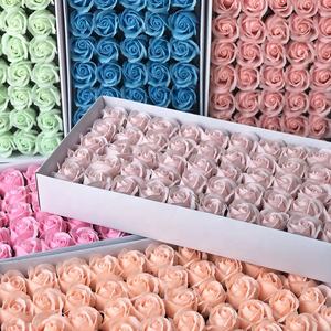 ดอกไม้ปลอมทำจากสบู่ดอกกุหลาบ3ชั้น,ช่อกุหลาบสำหรับเป็นของขวัญตกแต่งเทศกาลคริสต์มาส - Product Image 3