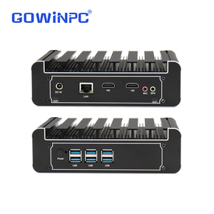 มินิพีซีอุตสาหกรรมไร้พัดลมพร้อมอินเทอร์เฟซ GPIO 8 พิน Intel Core i58250U หรือ i78550U สำหรับระบบอัตโนมัติแบบฝังตัว - Product Image 6