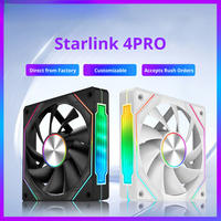 Ventilateur PC PWM haute performance 120 mm, 61,5 CFM, pression statique 2,0 mmH2O, 1600 tr/min, roulement hydrographique, ventilateur de boîtier d'ordinateur ARGB