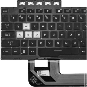 คีย์บอร์ดสำหรับแล็ปท็อปสำรองสีดำเราใหม่สำหรับ <span class=keywords><strong>ASUS</strong></span> <span class=keywords><strong>TUF</strong></span> FX506HC เกม FX506HCB <span class=keywords><strong>FX506HE</strong></span> FX506HEB อะไหล่โน๊ตบุ๊ค - Product Image 4