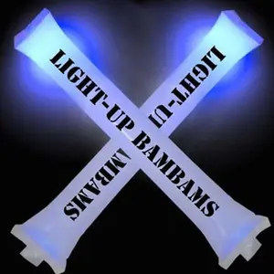 Custom Logo Printed Concert Cheering Props LED Inflatable <strong>Glow</strong> <strong>Sticks</strong> - Product Image 1