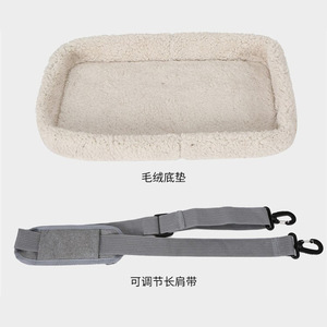 กระเป๋าใส่สัตว์เลี้ยง Baolujie สีเทา ระบายอากาศได้ดี พกพาสะดวก สำหรับแมว เดินทางได้ จุได้เยอะ ใช้เป็นเป้สะพายหลังสำหรับออกนอกบ้าน - Product Image 4
