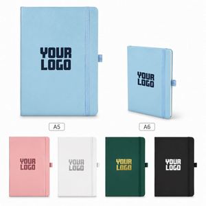 Libretas de Cuero PU A5 A6 al por Mayor con Portaplumas, Logotipo Personalizado, Libretas Personalizadas, Regalos Empresariales, Libretas de Tapa Dura Personalizadas - Product Image 1