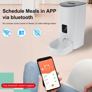 Distributeur automatique de nourriture <span class=keywords><strong>pour</strong></span> animaux de compagnie 9L avec caméra, distributeur intelligent de nourriture <span class=keywords><strong>pour</strong></span> chiens et chats avec WiFi, interaction vocale, contrôle par application, alimentation programmée <span class=keywords><strong>pour</strong></span> animaux de compagnie - Product Image 5