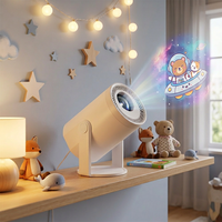 JUNUO Turn 1, Nuevo Proyector Portátil Económico, Wifi 6 Dual, Proyector Inalámbrico para Exteriores, Android 14, Mini Proyector Inteligente 4K